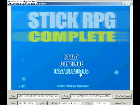 Stick rpg complete cheats